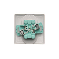 zásuvka 2P+T dvojitá s clonkami stříbrná KONTAKT SIMON BMGZ2Z/43