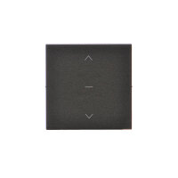 Kryt žaluziový, 1 násobný, pro přístroje SZW1KM a SZP1KM černá matná