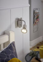 Bodové svítidlo do zásuvky MINI 4 1x 2,8W IP20 matný nikl/chrom  EGLO 902366