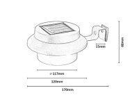 Fasádní svítidlo MONTORO LED 0,06W 3000K RABALUX 77205