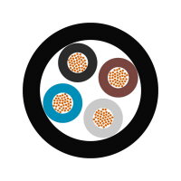 Kabel pro snímače/akční členy UNITRONIC SENSOR FD Lif9Y11Y 4X0,34 LAPP 7038865