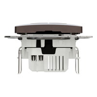 Dvojitá nabíječka USB A+C, 2,4 A, 21 W, Wenge, Sedna Design/Elements SDD181405U
