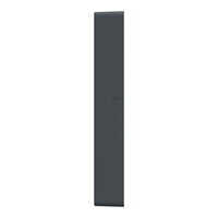 Kryt pro tlačítkový modul (1/0) 1nás. System-M antracit SCHNEIDER MEG5211-0414