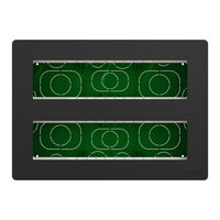 Centrální jednotka NOVÁ UNICA SYSTEM+ 2x8 modulů zapuštěná, Antracit