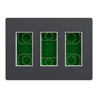 Centrální jednotka NOVÁ UNICA SYSTEM+ 3x4 modulů zapuštěná, Antracit