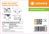 PANEL 625 COVER CIRCULAR CUT OUT LEDVANCE 4099854910487