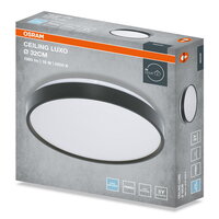 CEILING LUXO BLACK ? 32 cm 18W 6500K IP20 BLACK OSRAM 4099854651007
