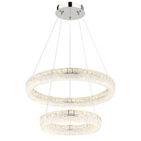 Závěsné svítidlo LAUREL chrom V:120cm LED 60W, 4900lm, 2700-6000K GLOBO 67387-60