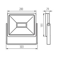 Reflektor LED MILEDO GRUN LED N-50-B 31073 Kanlux starý kód 30353