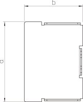 OBO LKM E40060RW Koncový díl 40x60mm čistě bílá Ocel pásově zinkováno