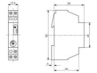 Soumrakový spínač PALADIN 923501 1-1000lux 16A s ext. čidlem IP65 na DIN 1008163