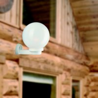 Nástěnné svítidlo Globes 200 nástěnník bílá 60W IP43 E27 COMPOLUX 916940/08