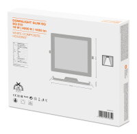 Downlight LEDVANCE SLIM SQUARE 210 18 W 4000 K WT