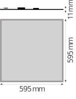 LED panel LEDVANCE BIOLUX HCL PANEL ZIGBEE GEN 2 600 S 40W TW ZB