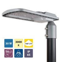 Street Eco 30, 30W, 3000K, 140x75°, IP65 MCLED ML-521.021.47.0