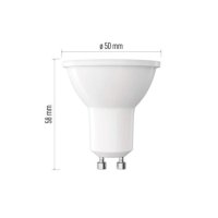 LED žárovka Classic MR16 GU10 7W (60W) 806 lm studená bílá EMOS ZQ8E44