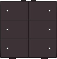 NHC 6násobný ovladač s LED + snímač teploty DARK BROWN COATED NIKO 124-52206