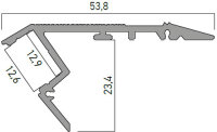 PRF150 for STEP MOUNTING, AL. PROFILE 2
