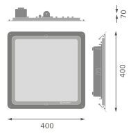 CANOPY COMP V 145W 857 IP66 DIM    LEDV