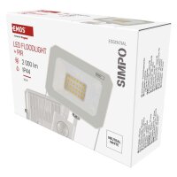 LED reflektor SIMPO, 20W, PIR, neutrální bílá EMOS ZS2323W