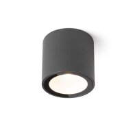 SENZA R stropní antracitová čiré sklo 230V LED 6W IP54 3000K RENDL R13623