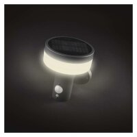 LED zahradní solární nástěnné svítidlo s čidlem soumraku TERION 12,5x15x14,2 cm