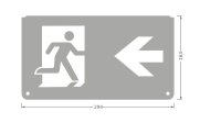 EMERGENCY EXIT SIGN PICTOGRAMS PICTO LEFT RIGHT LEDVANCE 4099854261336