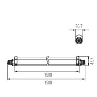 Svítidlo TP SLIM TW N 50W-NW KANLUX 38943