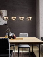 Závěsné svítidlo HORTUNAS LED 23,2W IP20 černá EGLO 390433