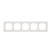 Rámeček 5 násobný, skleněný bílé matné sklo KONTAKT SIMON TRN5/170