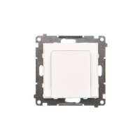 Spínač na kartu (přístroj s krytem), elektronický, s LED podsvětlením bílá matná