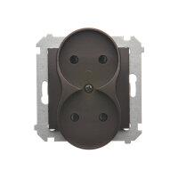 DG2MZN.01/46 dvojitá kolíková zásuvka be