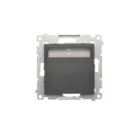 LED osvětlení (přístroj) 14V (0,56W), 5900 K, černá matná DOS14A.01/49