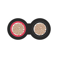 Solární kabel ÖLFLEX SOLAR XLS-R T 2X6 BK/RD LAPP 0023986