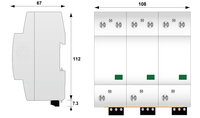 Přepěťová ochrana DACN1-35VGS-30-440 Typ 1+2+3, CITEL 29323022