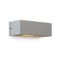 WOOP nástěnná stříbrnošedá 230V R7s 78mm 48W IP54 RENDL R10438