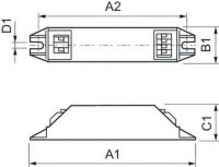 Elektronický předřadník PHILIPS HF-M BLUE 114 LH TL/PL-S/PL-C 230-240V