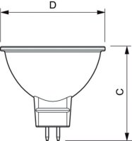 Reflektorová LED žárovka PHILIPS MASTER LEDspot Value D 5.8-35W MR16 940 60D