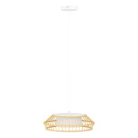 Závěsné svítidlo YUKU-Z LED bílá/bambus 22W EGLO 900842