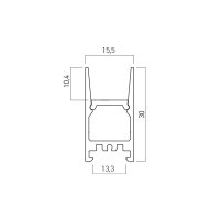 PRF011 AL. PROFILE 3m SBK