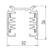 TRACK N DALI 3c TRACK 250V/16A max. 1 m