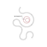 LED Svítidlo MI-SNAKE-07, 106W, 3000K, bez trafa, 24VDC, IP20, stříbrná, 4000K