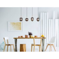 Závěsné svítidlo BLACKY I mosaz 4xE14, max. 40W 230V GLOBO 15345-4MM