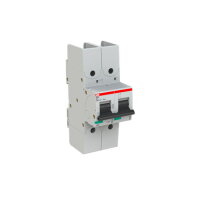S802S-K63-R jistič 2p char. K 63A pro kabelové oko 50kA ABB 2CCS862002R0597