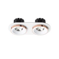 SHARM R II zápustná bílá měď 230V LED 2x10W 24° 3000K RENDL R13240