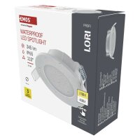 LED bodové svítidlo LORI 4,5W 345LM IP65 CCT bílá EMOS ZV1163