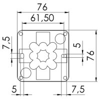 Krabice rozvodná COMBI 108 PP BK RAL9005 IP66 prázdná WISKA 10061999
