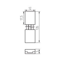 Konektor LED COB pasku CON P 10 CCT/D CPC KANLUX 39528