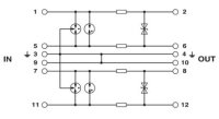 Zásuvný svodič pro přepěťovou ochranu PT 2XEX(I)-24DC-ST PHOENIX CONTACT 2838225