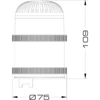 Modul akustický TWS SOUNDER A+ 12/24V ACDC, IP65, 78-95 dB, světle šedá, 16 tónů